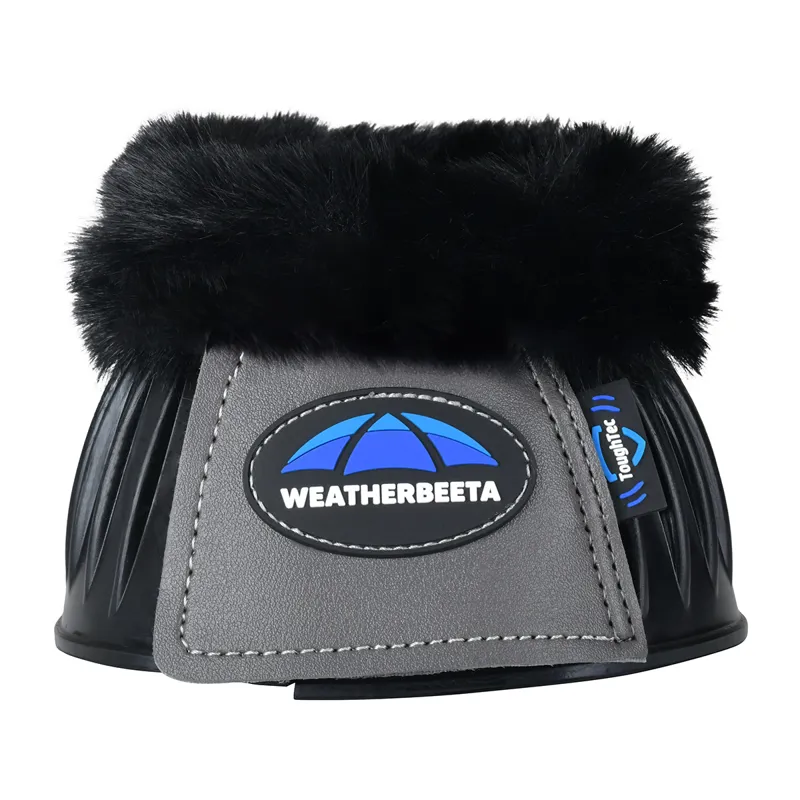 WeatherBeeta Tough-Tec Prime Fleece Overreach Boots - Black/Grey-2