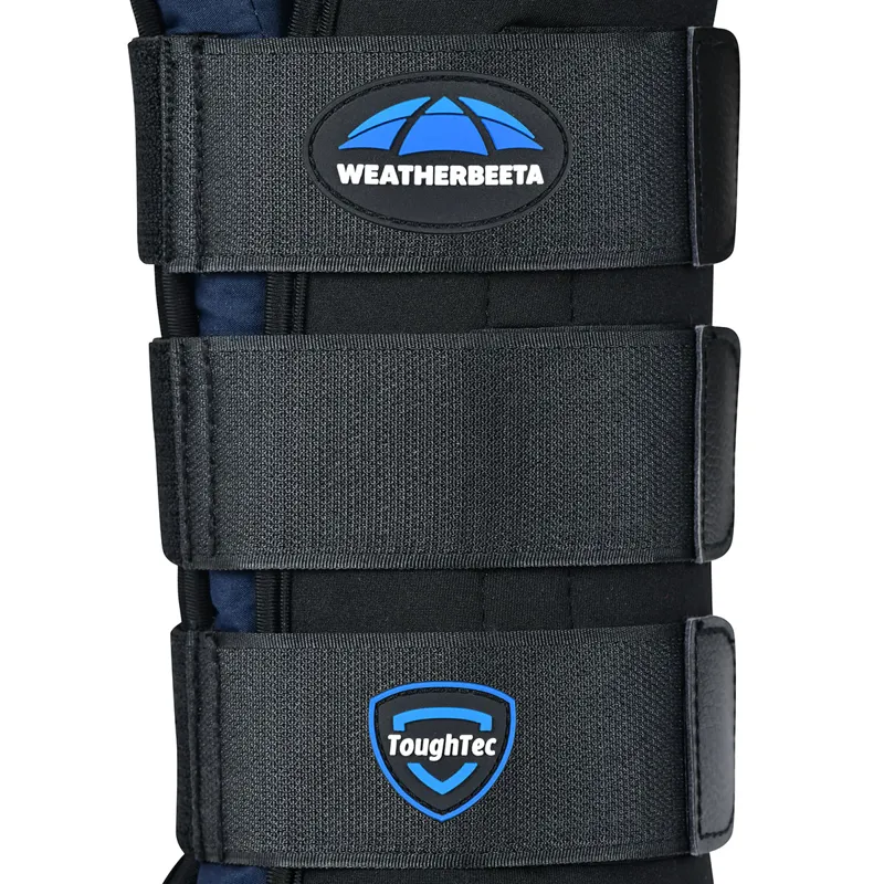 WeatherBeeta Tough-Tec Stable Wrap Boots - Black/Navy-5