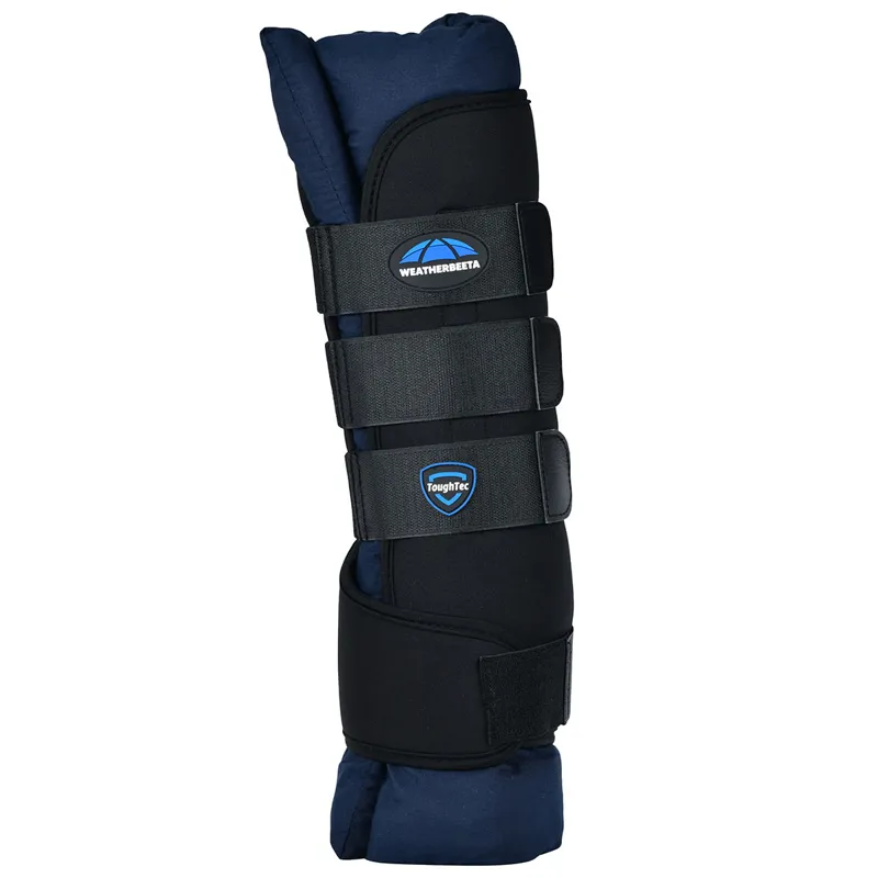 WeatherBeeta Tough-Tec Stable Wrap Boots - Black/Navy-1