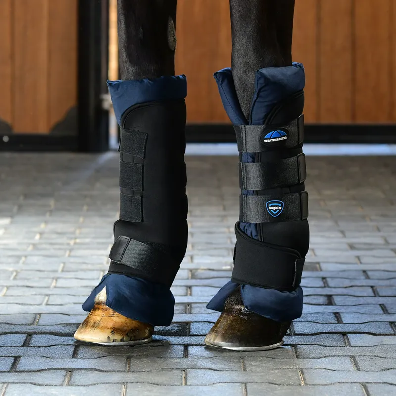 WeatherBeeta Tough-Tec Stable Wrap Boots - Black/Navy