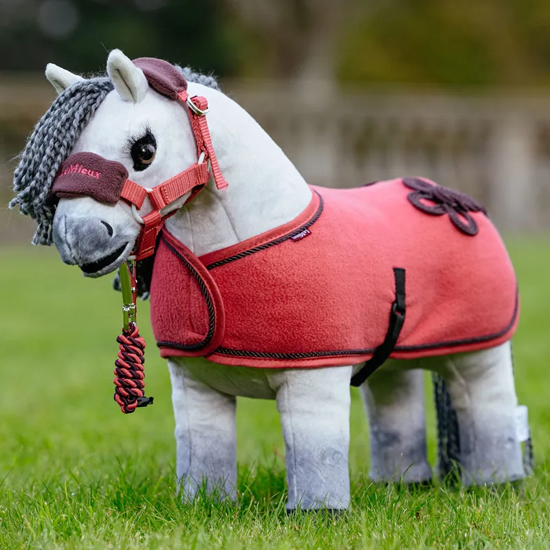 LeMieux Mini Toy Pony Vogue Headcollar - Cranberry-1