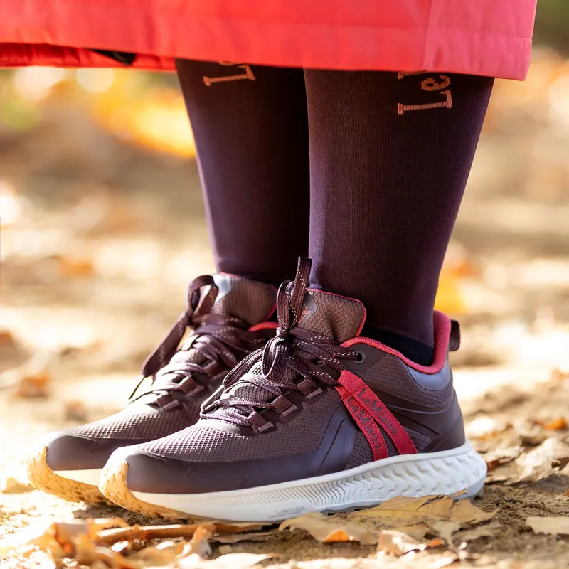 LeMieux Trax Viva Womens Waterproof Trainers - Damson-4