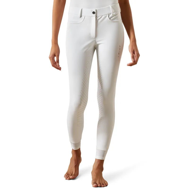 Ariat Tri Factor NT Full Seat High Waist Womens Breeches - White