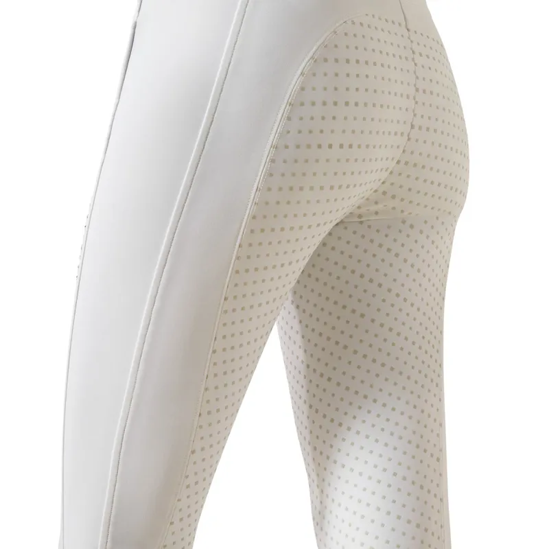 Ariat Tri Factor NT Full Seat High Waist Womens Breeches - White-2