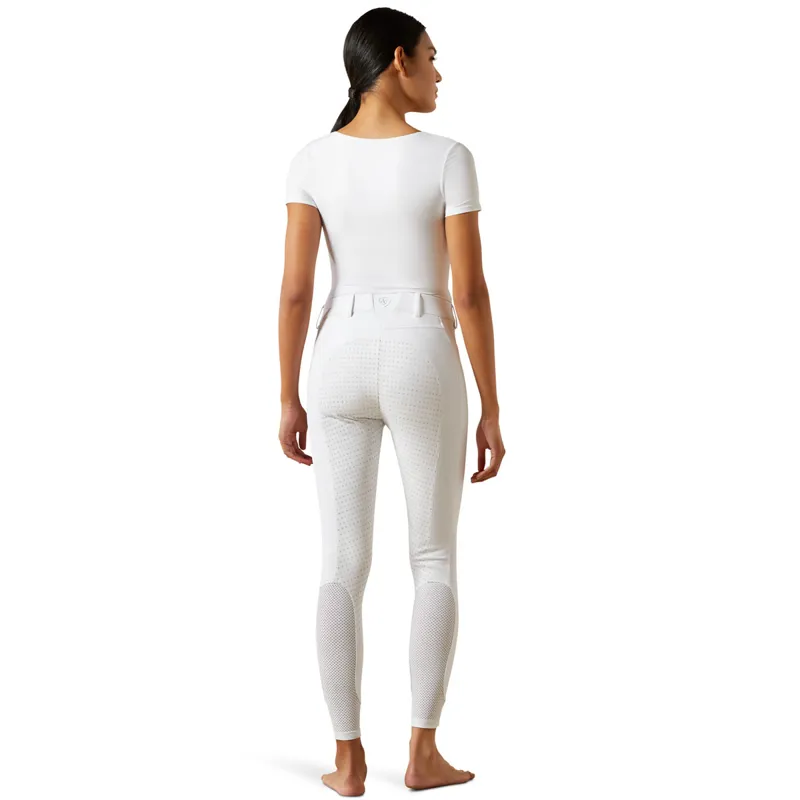 Ariat Tri Factor NT Full Seat High Waist Womens Breeches - White-1