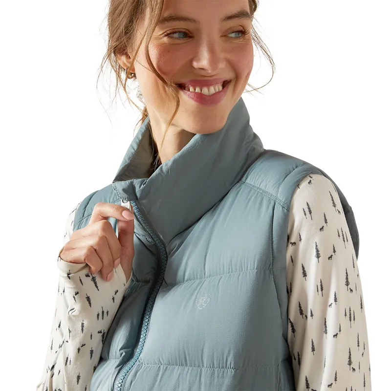 Ariat UltraPuff Womens Down Gilet - Steel Sage-2