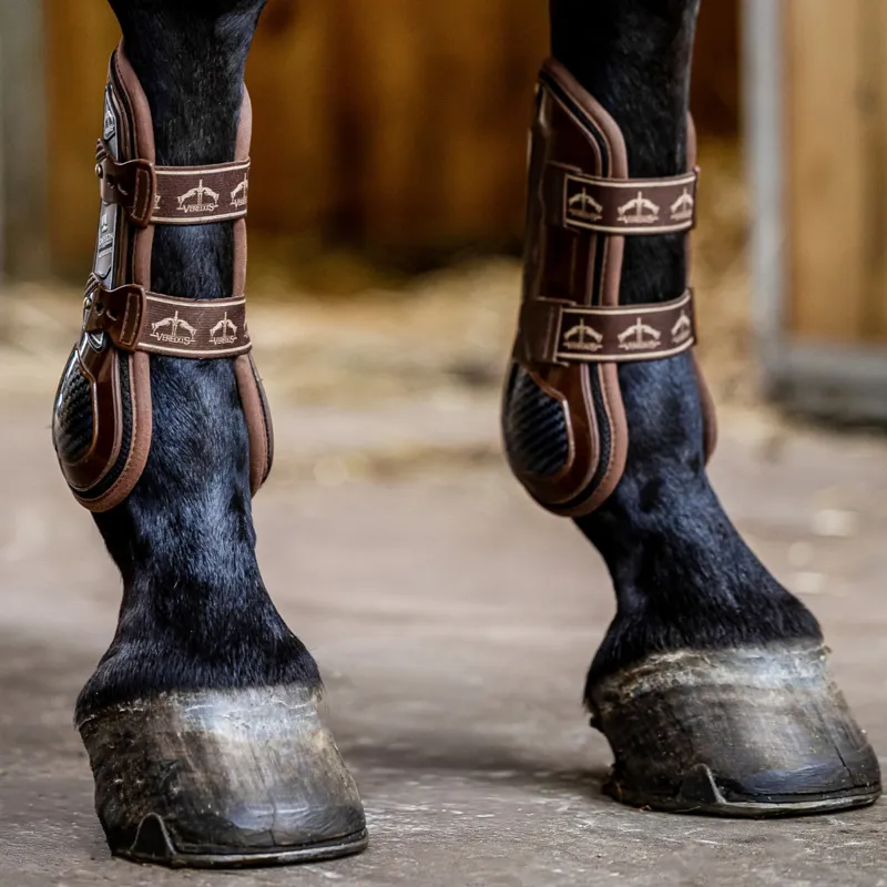 Veredus Carbon Gel Absolute Front Tendon Boots - Brown-1