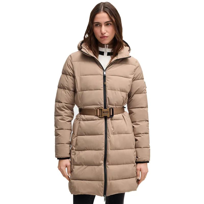 BOSS Equestrian Vespa Womens Puffer Coat - Camel