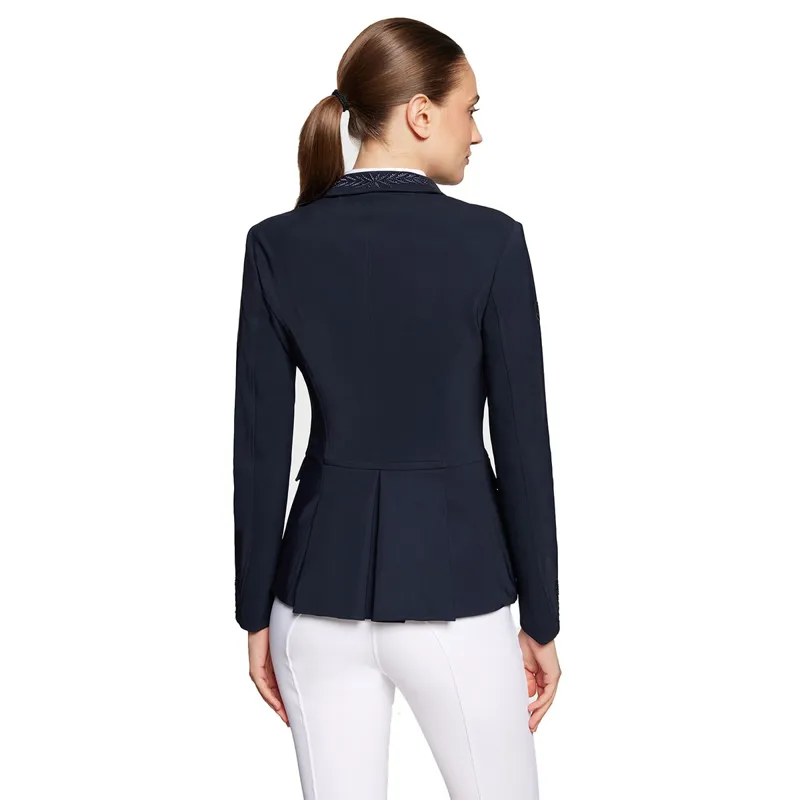 Samshield Victory Flower Crystal Womens Show Jacket - Navy-1