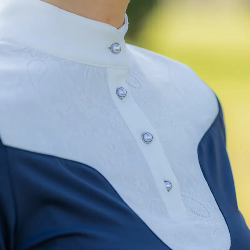 Woof Wear Vision Womens Show Shirt - Navy/White-2