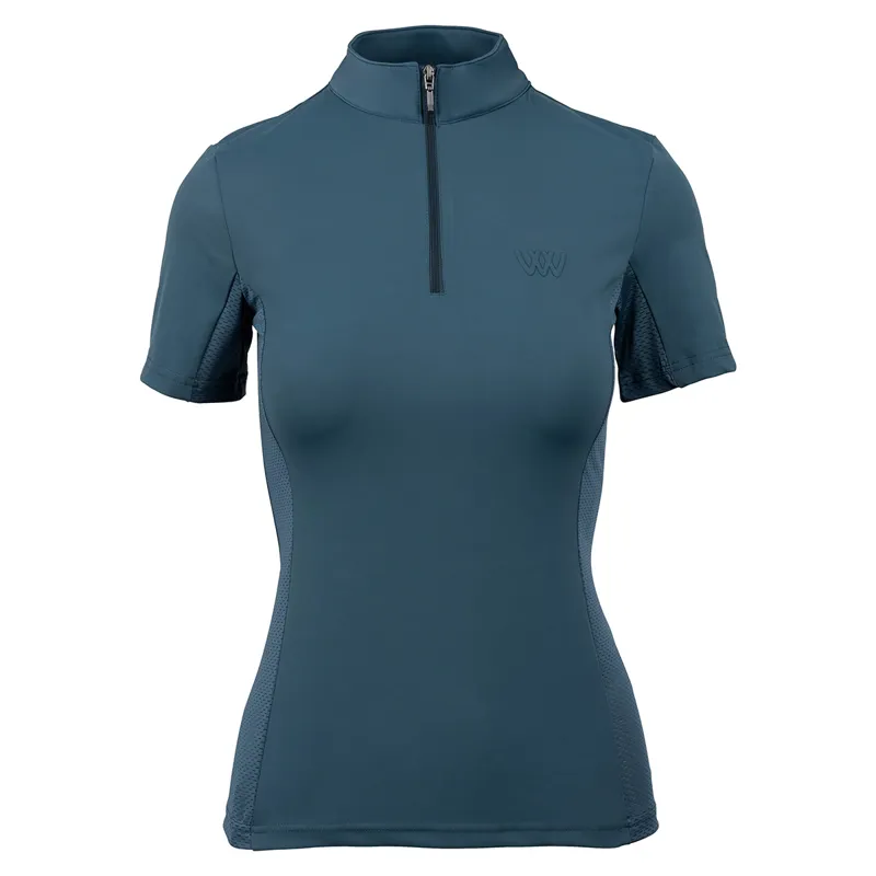 Woof Wear Tech Short Sleeve Womens Base Layer - Petrol Blue