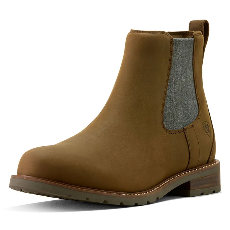Ariat Wexford Mens Waterproof Chelsea Boots - Palm Brown
