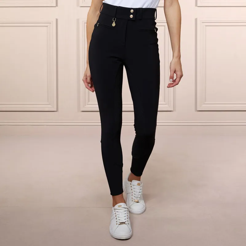 Holland Cooper Windsor Full Grip Ladies Breeches - Black