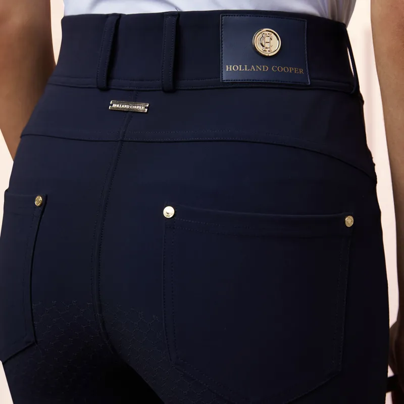 Holland Cooper Windsor Full Grip Ladies Breeches - Ink Navy-7