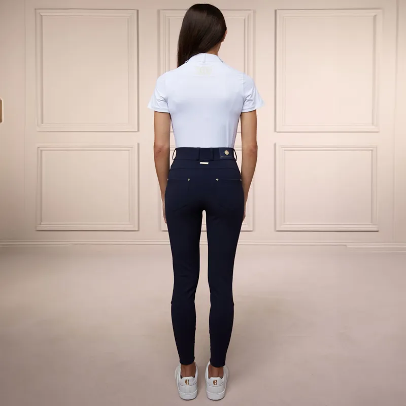 Holland Cooper Windsor Full Grip Ladies Breeches - Ink Navy-8