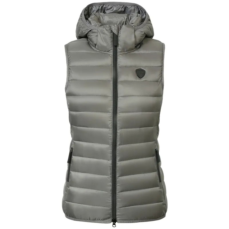 Covalliero Womens Quilted Gilet - Steel Grey