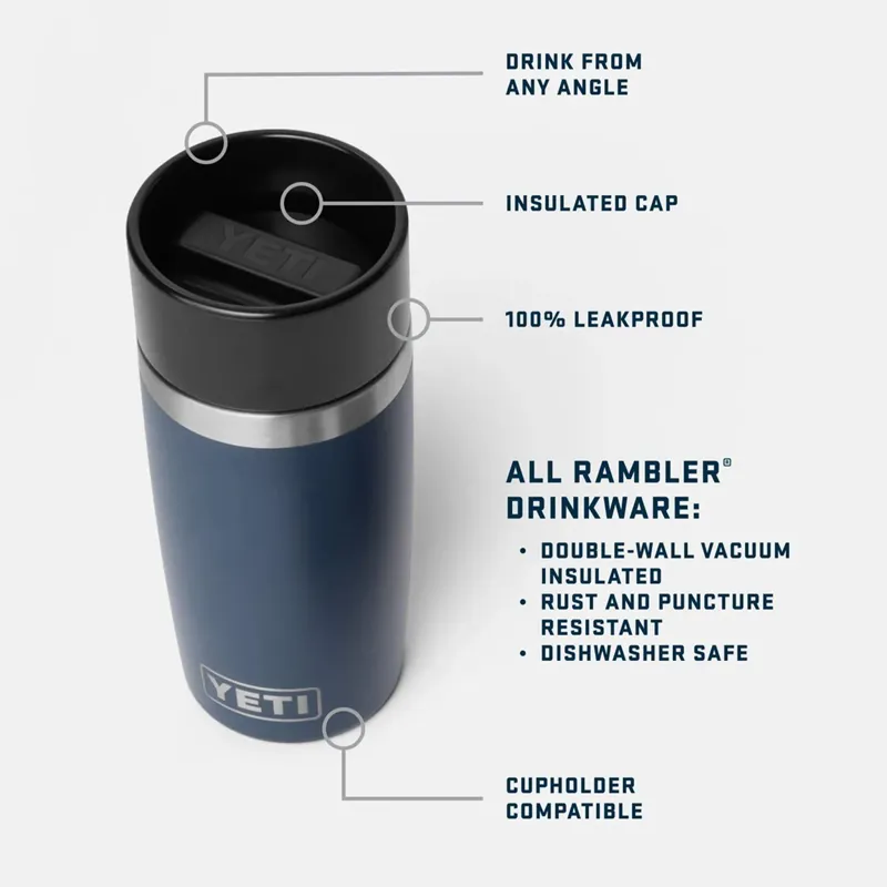 YETI Rambler 12oz/355ml Travel Bottle - Navy-4