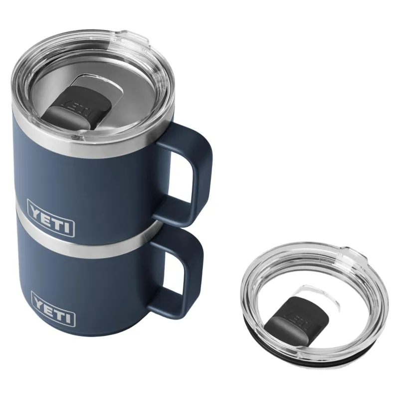 YETI Rambler 14oz/414ml Stackable Mug - Navy-3