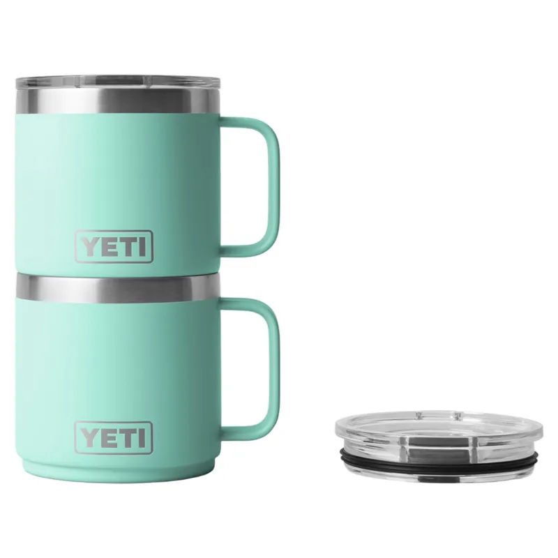 YETI Rambler 14oz/414ml Stackable Mug - Seafoam-5