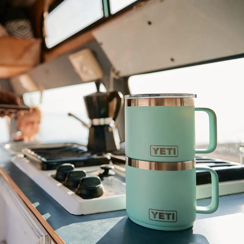 YETI Rambler 14oz/414ml Stackable Mug - Seafoam-1