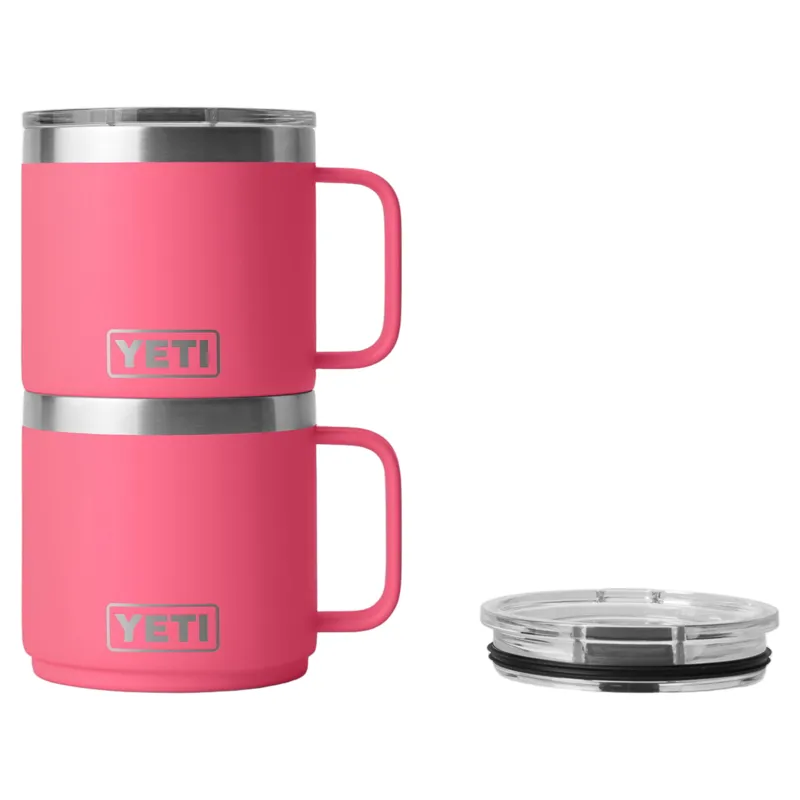 YETI Rambler 14oz/414ml Stackable Mug - Tropical Pink-3
