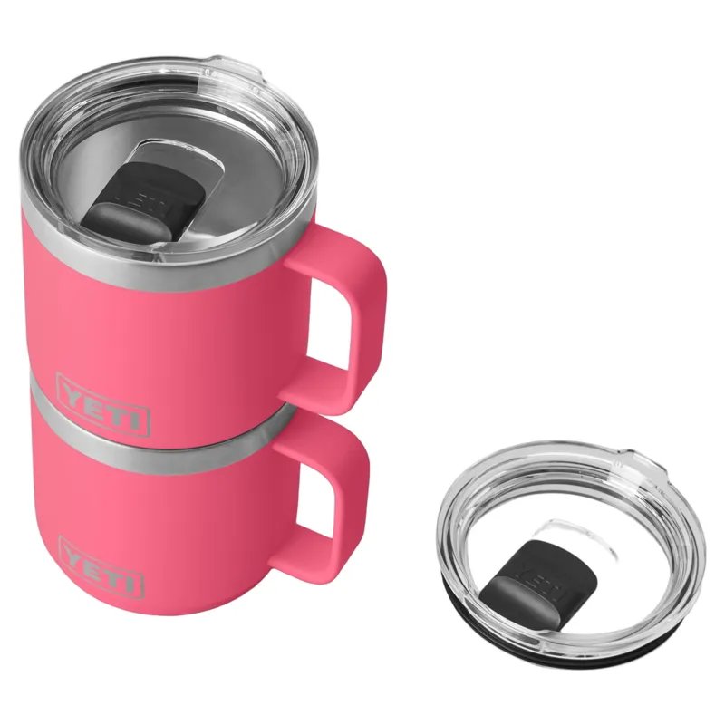 YETI Rambler 14oz/414ml Stackable Mug - Tropical Pink-4
