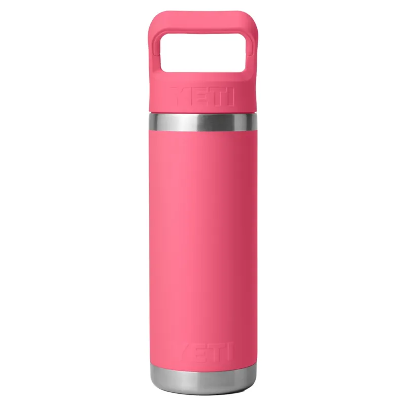 YETI Rambler 18oz/532ml  Straw Bottle - Tropical Pink-1