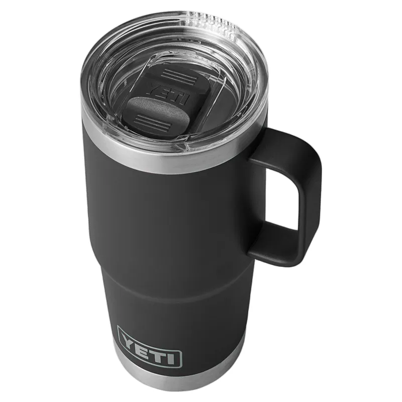 YETI Rambler 20oz/591ml Travel Mug - Black-1