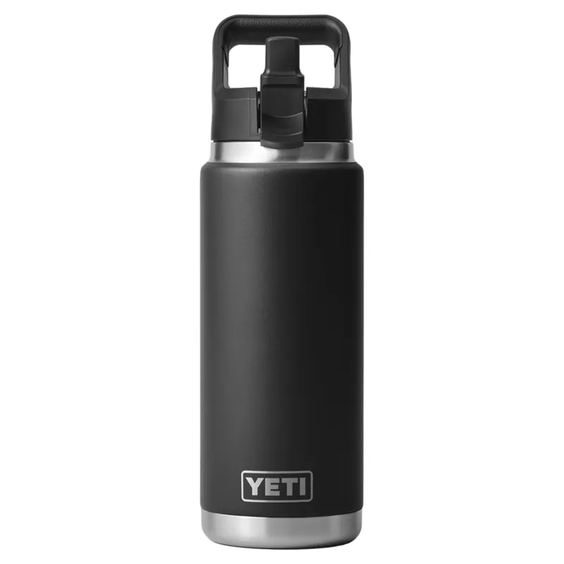 YETI Rambler 26oz/769ml Straw Bottle - Black-1
