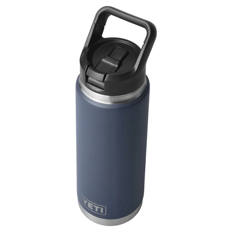 YETI Rambler 26oz/769ml Straw Bottle - Navy-5