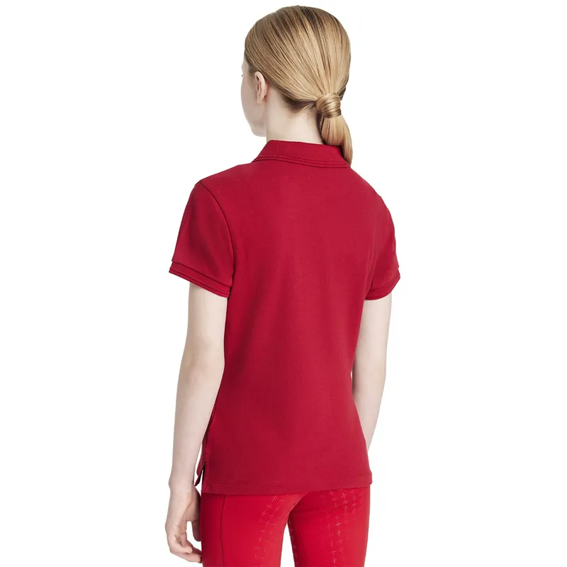 LeMieux Young Rider Classique Polo Shirt - Chilli-3