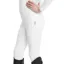 Aztec Diamond Young Rider Full Grip Riding Leggings - White