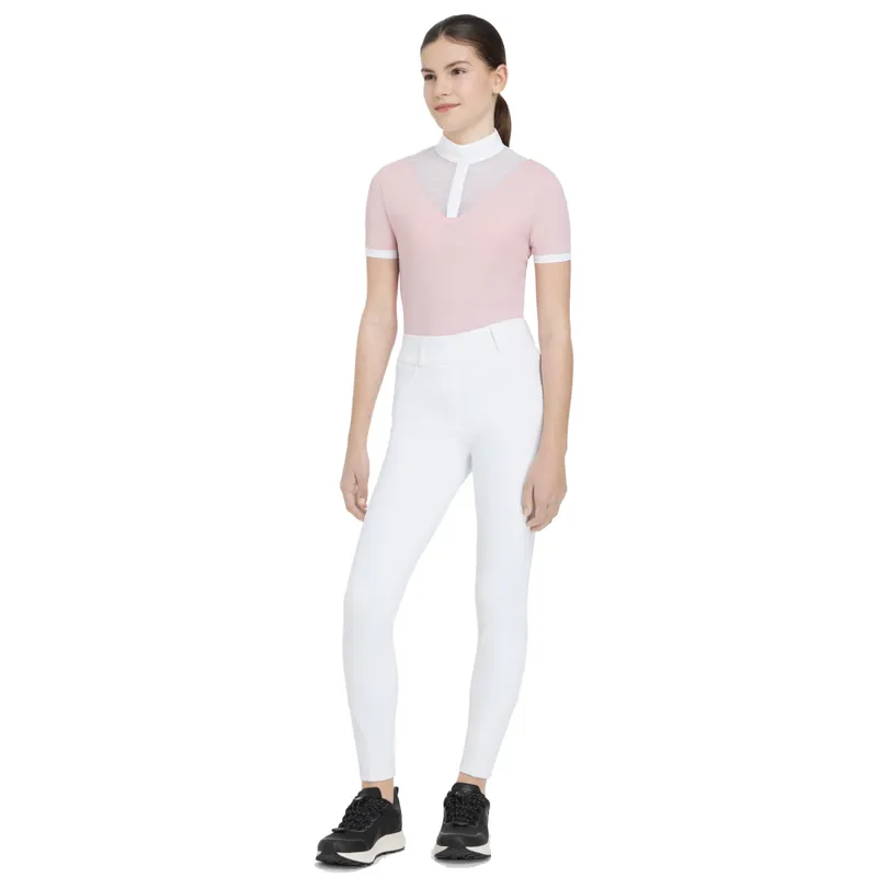 LeMieux Young Rider Remi Bregging Competition Riding Tights - White-1