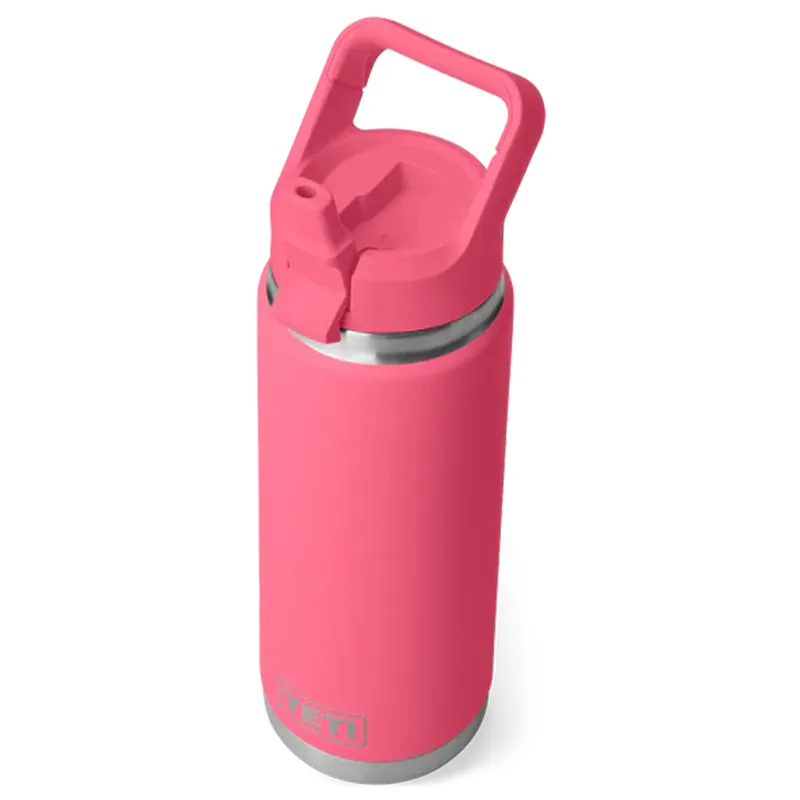 YETI Rambler 26oz/769ml Straw Bottle - Tropical Pink-2