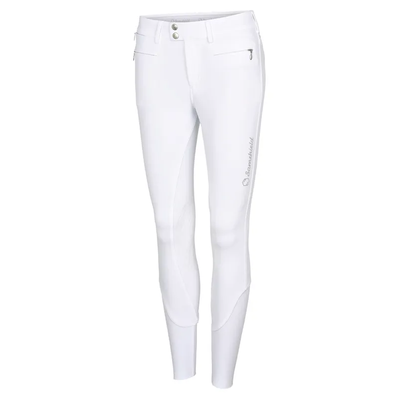 Samshield Adele Knee Grip Womens Competition Breeches - White