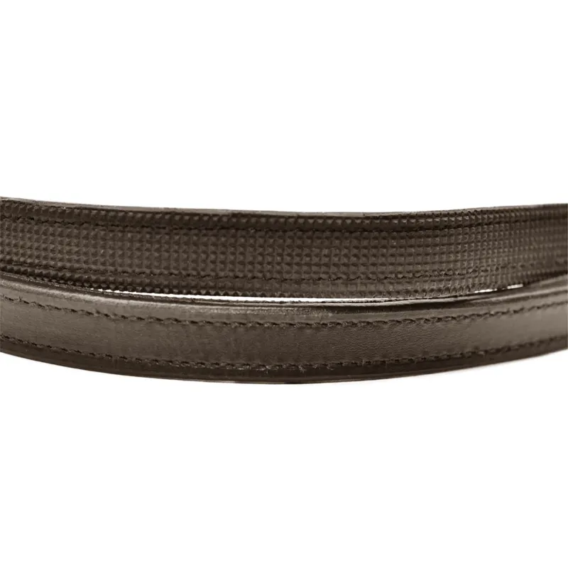 Dever Ascot Leather Dressage Reins - Brown-6