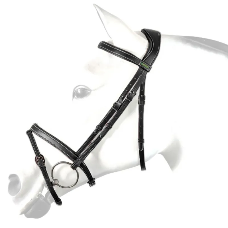 Amerigo Anatomical Flash Bridle - Black