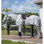 Amigo Flyrider Full Neck Fly Rug Exercise Sheet - Silver/Titanium Grey