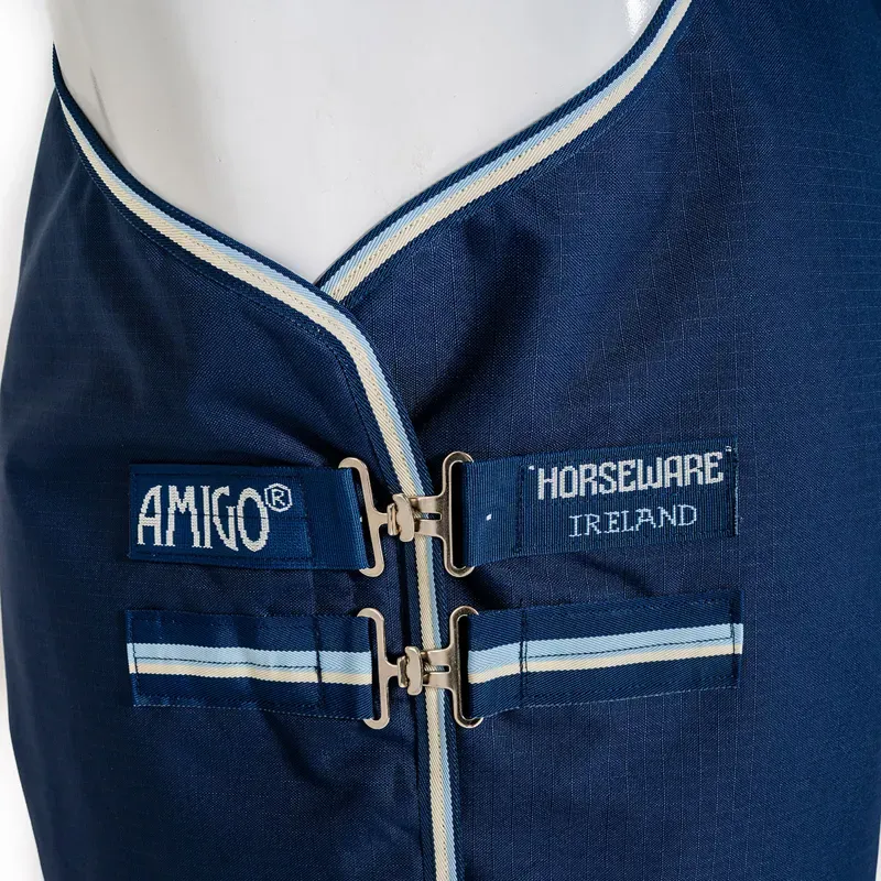 Amigo Pony Ripstop 900D Plus 200g Turnout Rug - Witney Navy-2