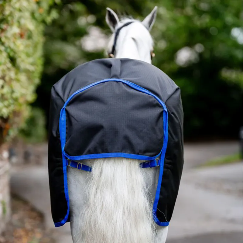 Amigo Pony Ripstop 900 Plus 50g Turnout Rug - Black/Classic Blue-3