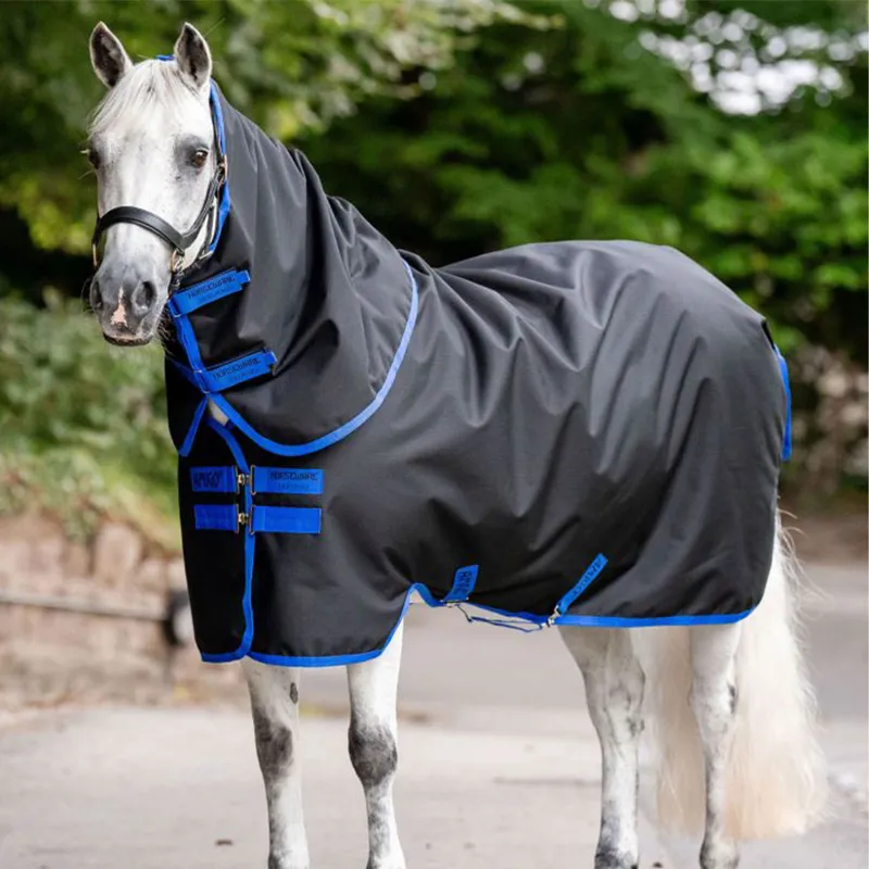 Amigo Pony Ripstop 900 Plus 50g Turnout Rug - Black/Classic Blue