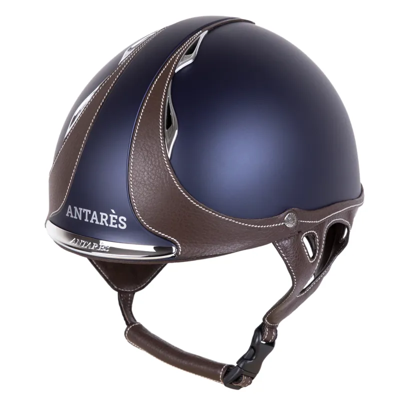 Antares Galaxy Race Riding Hat - Blue/Brown