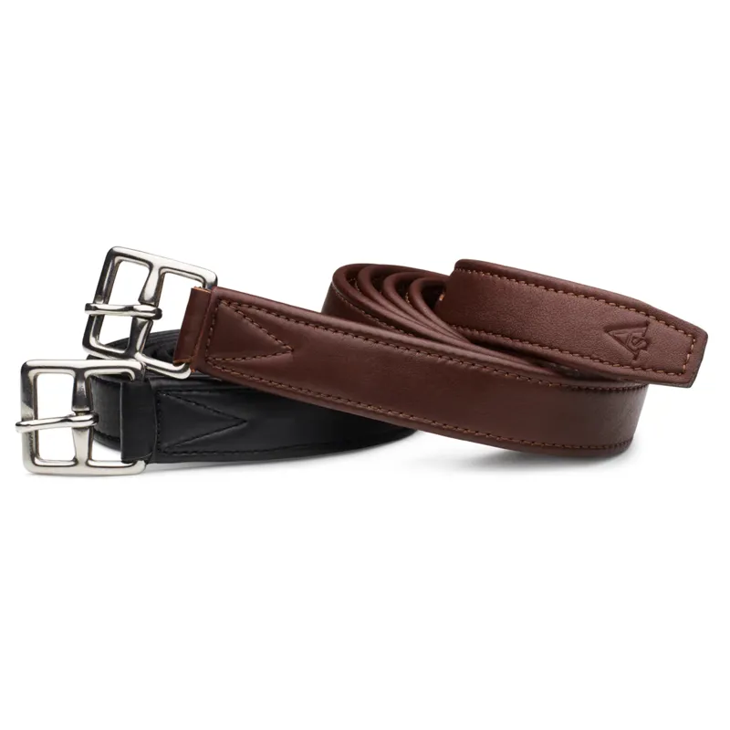 Arena Stirrup Leathers - Black-4