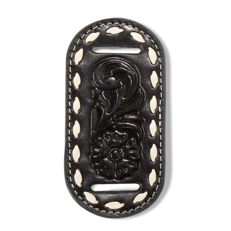 Ariat Scarf Slide - Floral Embossed Black