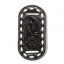 Ariat Scarf Slide - Floral Embossed Black
