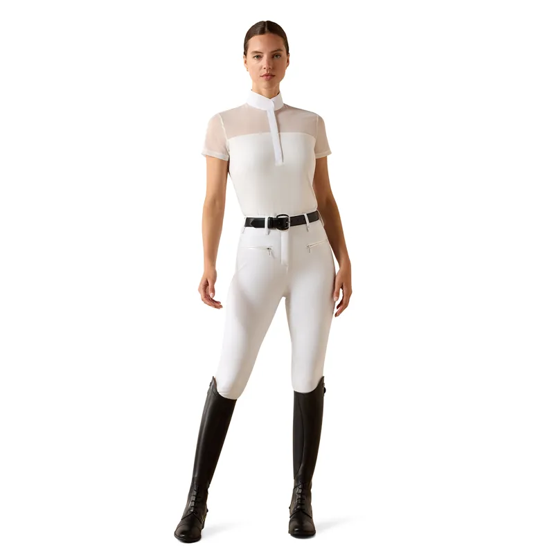 Ariat Allure Womens Show Shirt - White-2