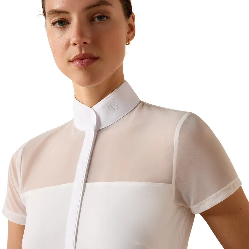 Ariat Allure Womens Show Shirt - White-3