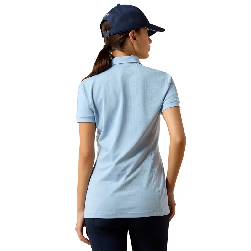 Ariat Bandera 1/4 Zip Womens Polo Shirt - St Tropez-1