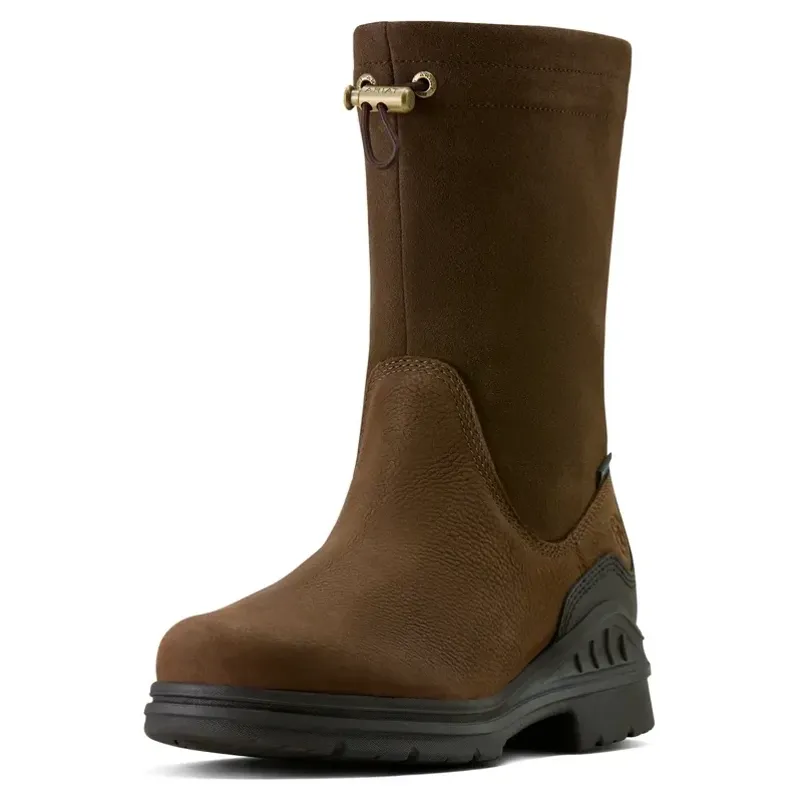 Ariat Barnyard Brooke Womens Waterproof Country Boots - Vintage Brown-3