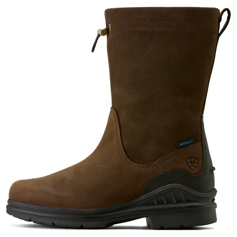 Ariat Barnyard Brooke Womens Waterproof Country Boots - Vintage Brown-5